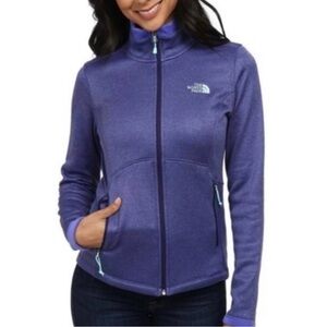 The North Face Agave Fleece Lined Purple Jacket size L soft